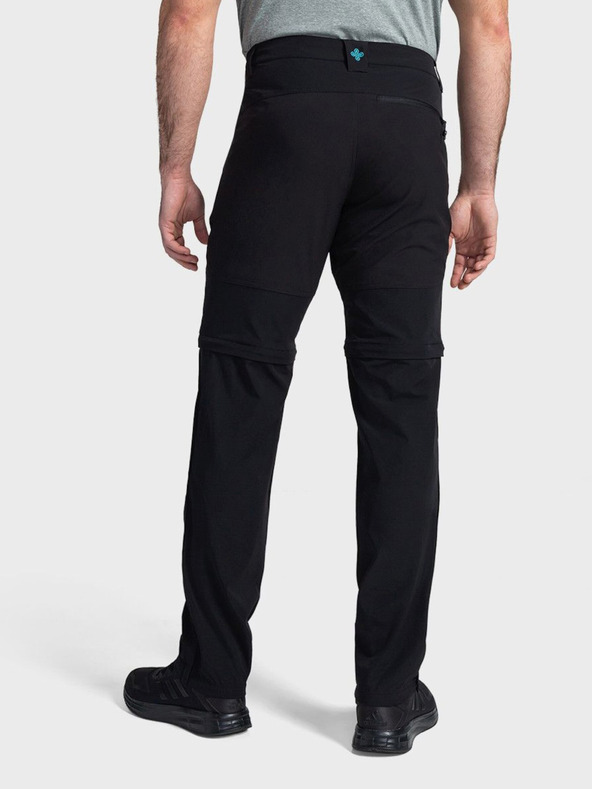 Kilpi Čierne pánske outdoorové nohavice Kilpi HOSIO