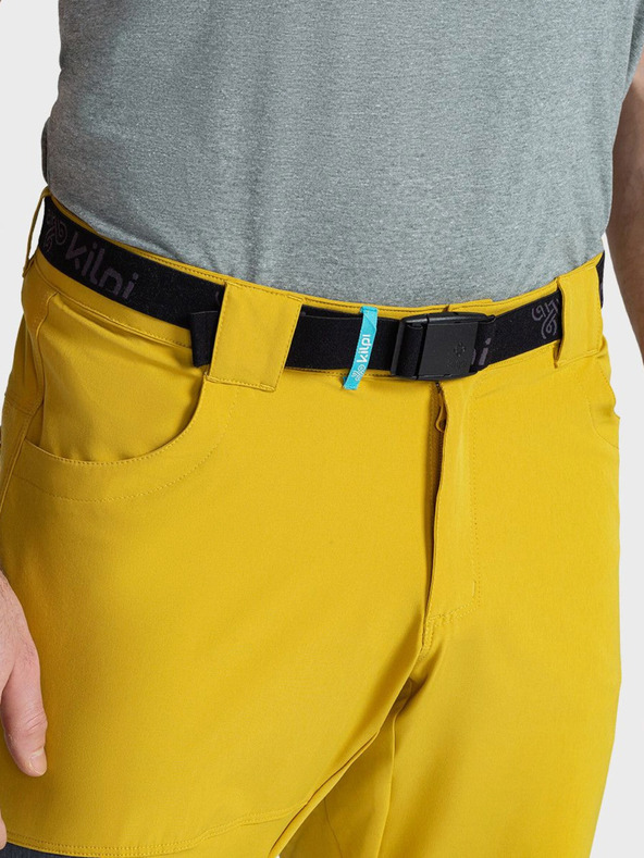 Kilpi Žlté pánske outdoorové nohavice Kilpi LIGNE
