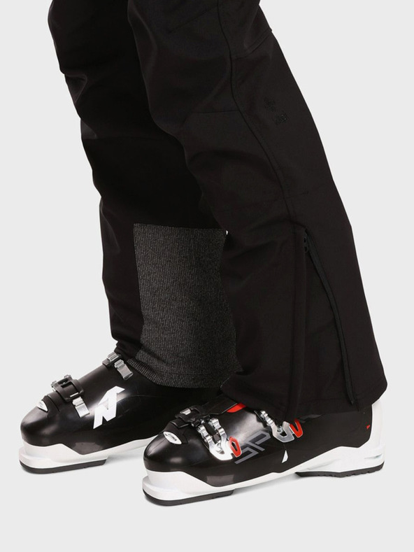 Kilpi Čierne pánske softshellové lyžiarske nohavice Kilpi RHEA