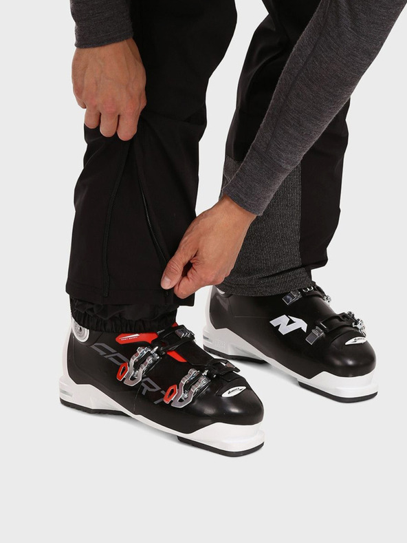 Kilpi Čierne pánske softshellové lyžiarske nohavice Kilpi RHEA