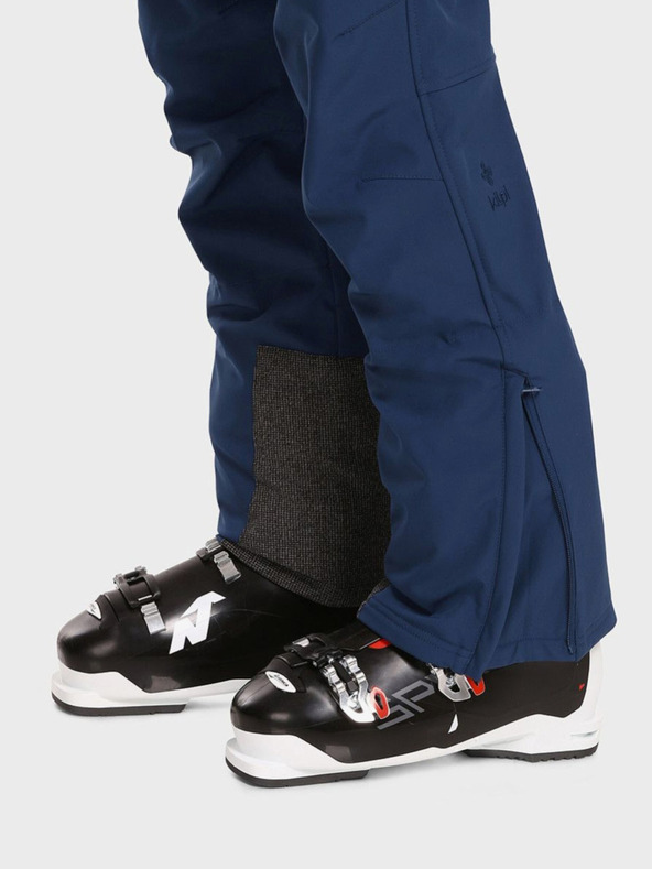 Kilpi Tmavomodré pánske softshellové lyžiarske nohavice Kilpi RHEA
