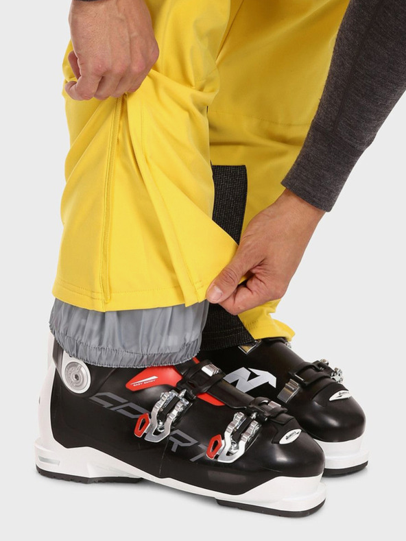 Kilpi Žlté pánske softshellové lyžiarske nohavice Kilpi RHEA