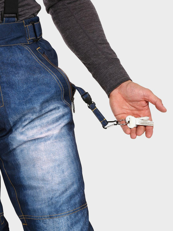 Kilpi Tmavomodré pánske lyžiarske nohavice Kilpi DENIMO