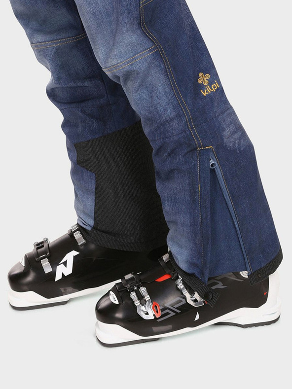 Kilpi Tmavomodré pánske softshellové lyžiarske nohavice Kilpi JEANSO