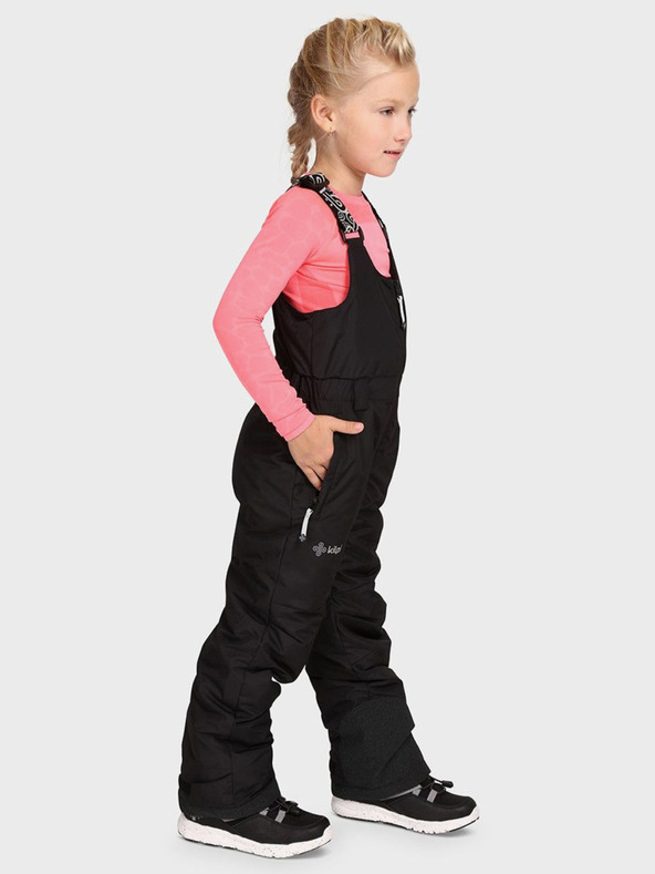 Kilpi Čierne detské lyžiarske nohavice Kilpi DARYL