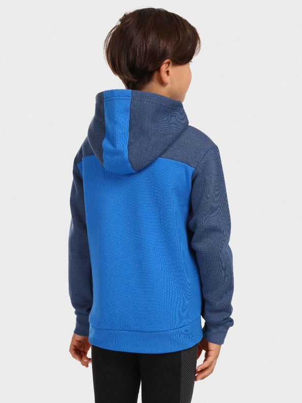 Kilpi Modrá chlapčenská mikina na zips KILPI PREDA