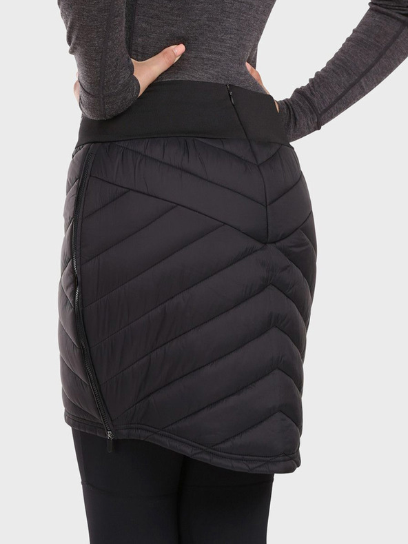 Kilpi Čierna dámska prešívaná zimná sukňa Kilpi TANY