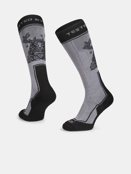 Kilpi Čierne unisex lyžiarske ponožky Kilpi LTD DESTIN-U
