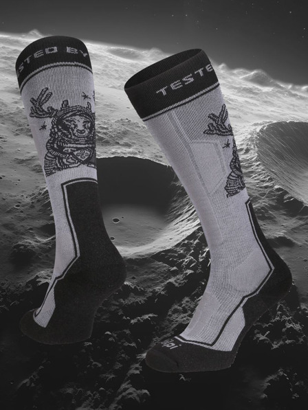 Kilpi Čierne unisex lyžiarske ponožky Kilpi LTD DESTIN-U