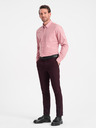 Ombre Clothing Ružová pánska košeľa Ombre Clothing