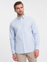 Ombre Clothing Svetlomodré pánske tričko Ombre Oblečenie