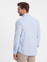 Ombre Clothing Svetlomodré pánske tričko Ombre Oblečenie