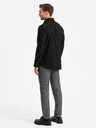 Ombre Clothing Čierna pánska košeľa Ombre Clothing