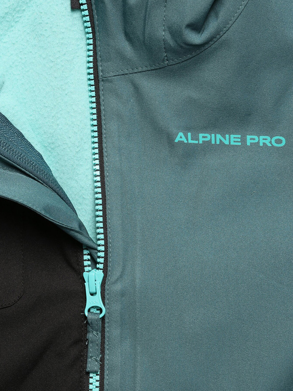 ALPINE PRO Sivá chlapčenská bunda s mikinou ALPINE PRO Plega