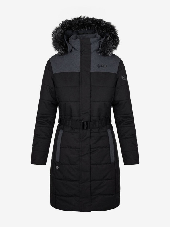 Kilpi Čierny dámsky zimný kabát Kilpi KETRINA-W