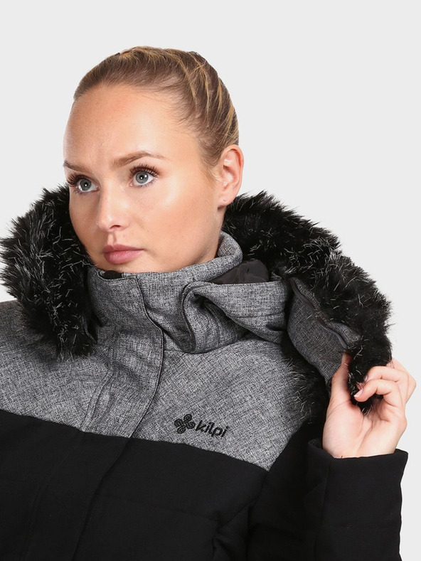 Kilpi Čierny dámsky zimný kabát Kilpi KETRINA-W