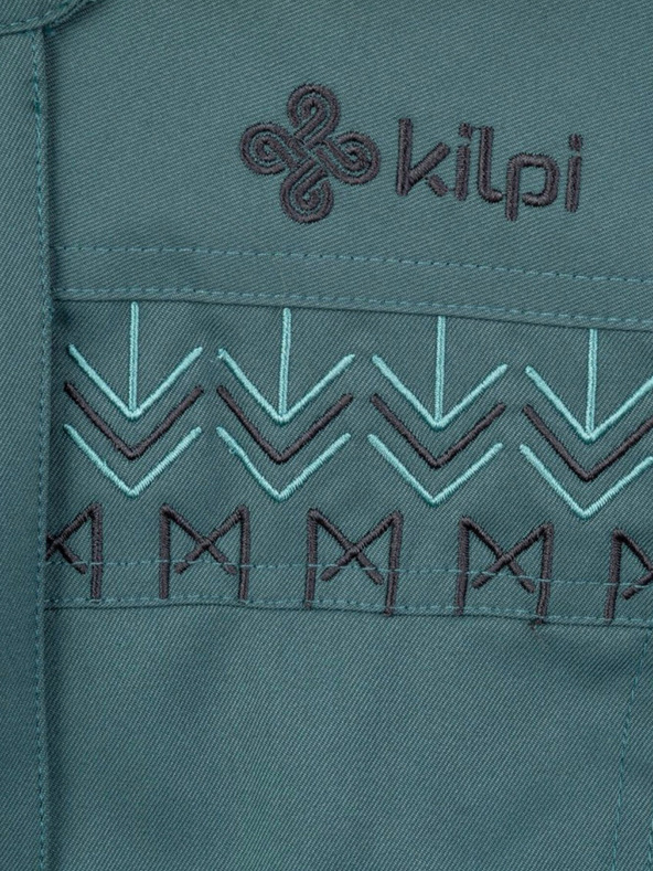 Kilpi Tmavozelený dámsky zimný kabát Kilpi PERU-W