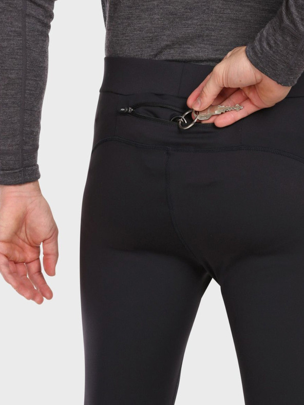 Kilpi Čierne pánske bežecké legíny Kilpi KARANG-M