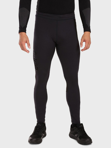 Kilpi Čierne pánske športové legíny Kilpi Runner-M