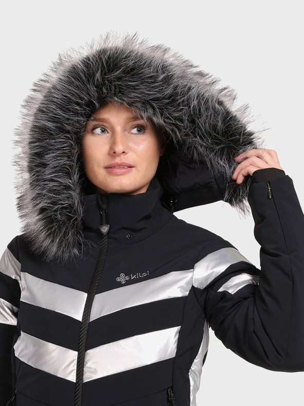 Kilpi Čierna dámska luxusná lyžiarska bunda Kilpi LTD ASTER-W