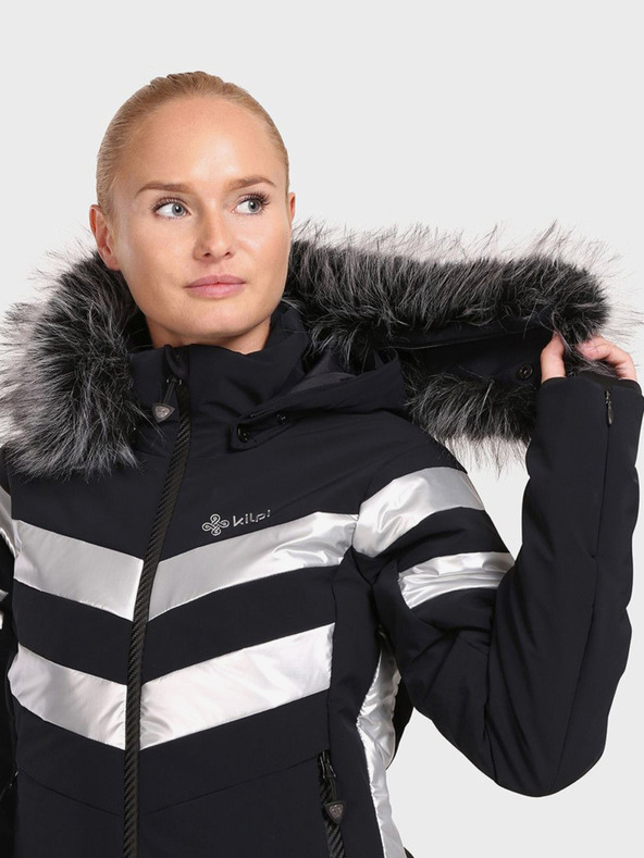 Kilpi Čierna dámska luxusná lyžiarska bunda Kilpi LTD ASTER-W