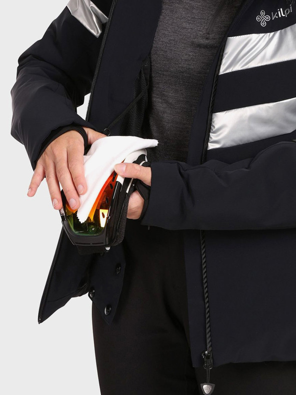 Kilpi Čierna dámska luxusná lyžiarska bunda Kilpi LTD ASTER-W