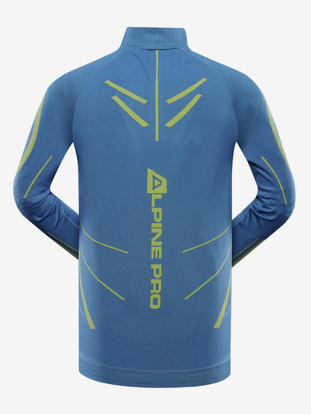 ALPINE PRO Modré pánske funkčné tričko ALPINE PRO Seam
