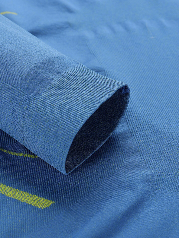 ALPINE PRO Modré pánske funkčné tričko ALPINE PRO Seam