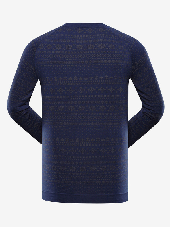 ALPINE PRO Tmavomodré pánske funkčné tričko ALPINE PRO Ambos