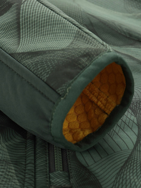 ALPINE PRO Tmavozelená detská softshellová bunda ALPINE PRO Hooro