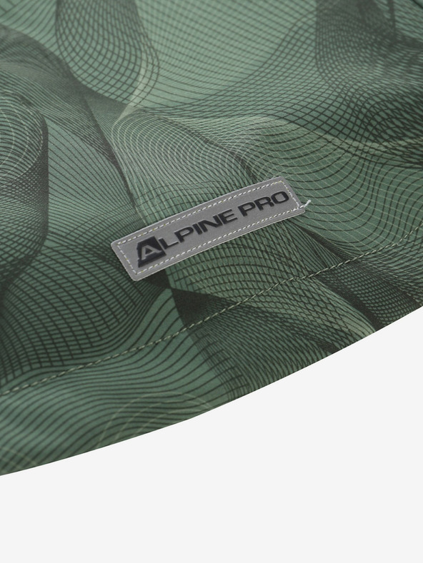 ALPINE PRO Tmavozelená detská softshellová bunda ALPINE PRO Hooro