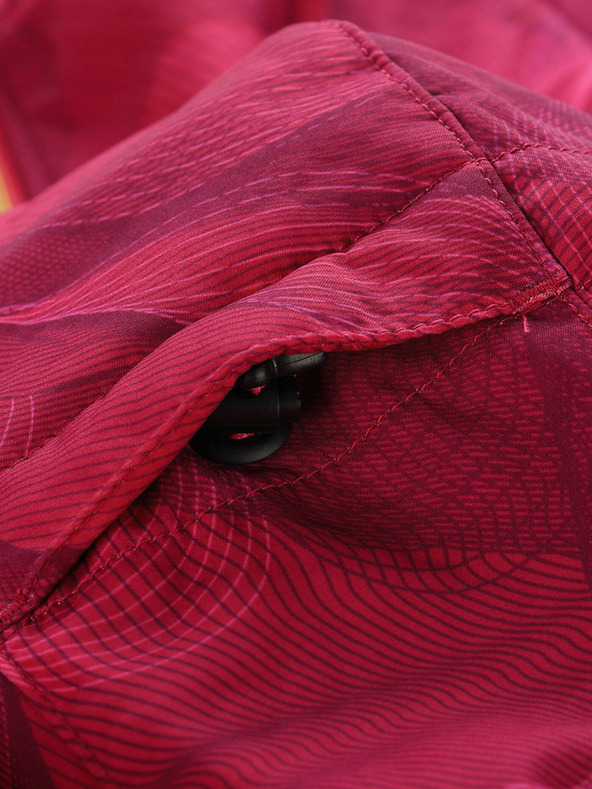 ALPINE PRO Tmavoružová dámska softshellová bunda ALPINE PRO Hoora