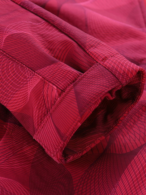 ALPINE PRO Tmavoružová dámska softshellová bunda ALPINE PRO Hoora