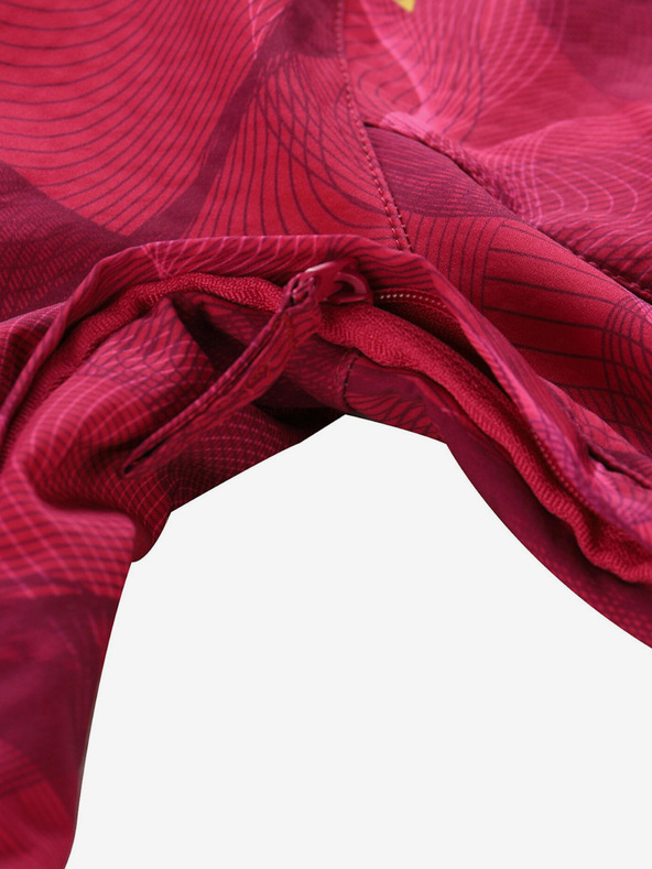 ALPINE PRO Tmavoružová dámska softshellová bunda ALPINE PRO Hoora