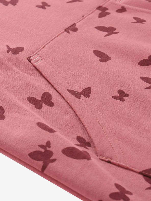 NAX Ružová dievčenská mikina NAX Ziardo