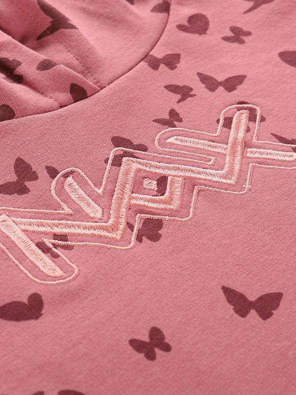 NAX Ružová dievčenská mikina NAX Ziardo