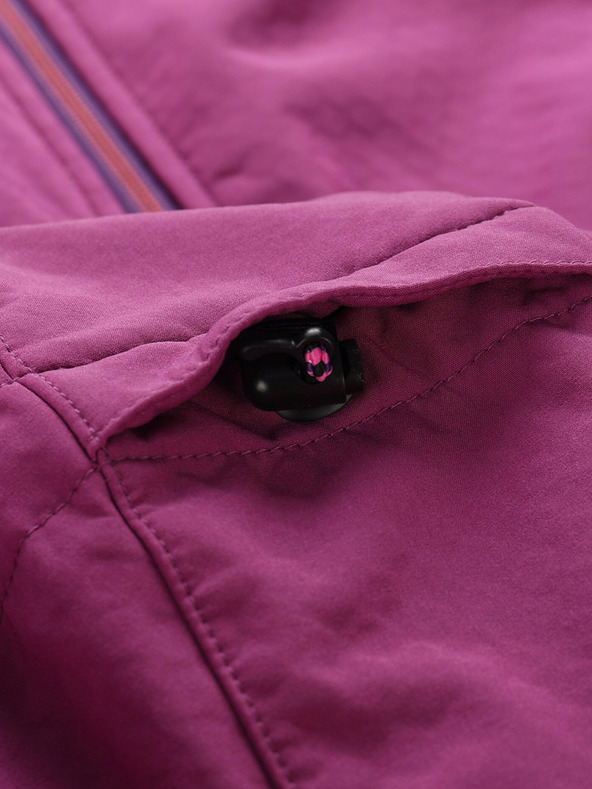 ALPINE PRO Fialová dámska softshellová bunda ALPINE PRO HOORA