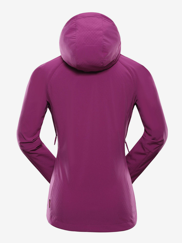 ALPINE PRO Fialová dámska softshellová bunda ALPINE PRO HOORA