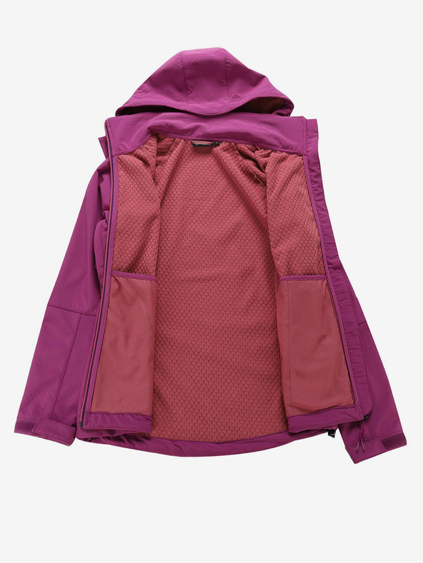 ALPINE PRO Fialová dámska softshellová bunda ALPINE PRO HOORA