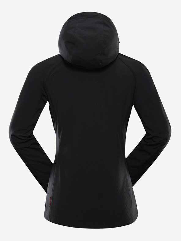 ALPINE PRO Čierna dámska softshellová bunda ALPINE PRO Hoora