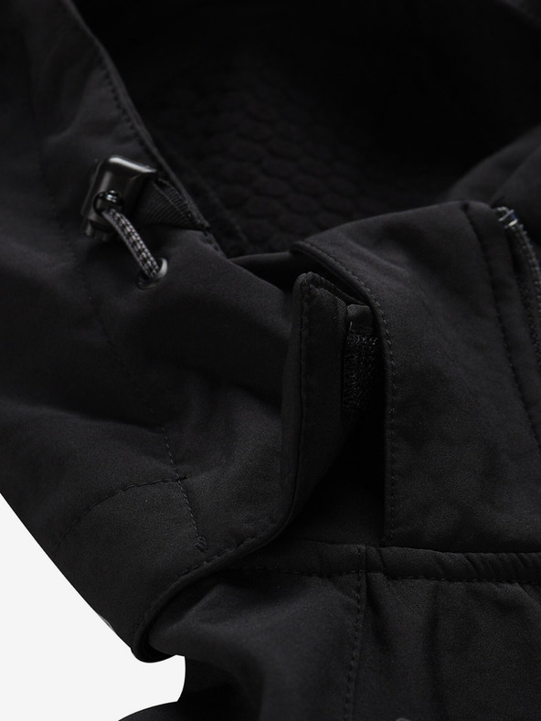 ALPINE PRO Čierna dámska softshellová bunda ALPINE PRO Hoora