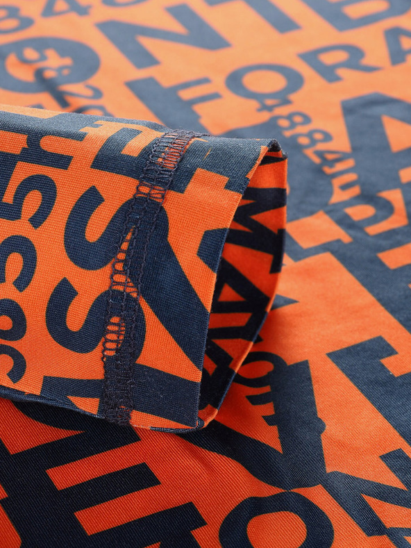 ALPINE PRO Oranžové pánske funkčné tričko ALPINE PRO Lous