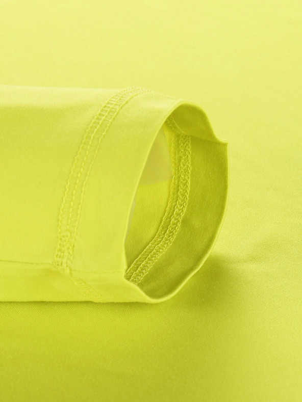 ALPINE PRO Žlté pánske funkčné tričko ALPINE PRO Lous