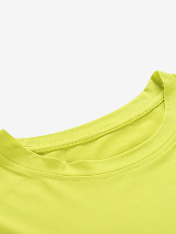 ALPINE PRO Žlté pánske funkčné tričko ALPINE PRO Lous