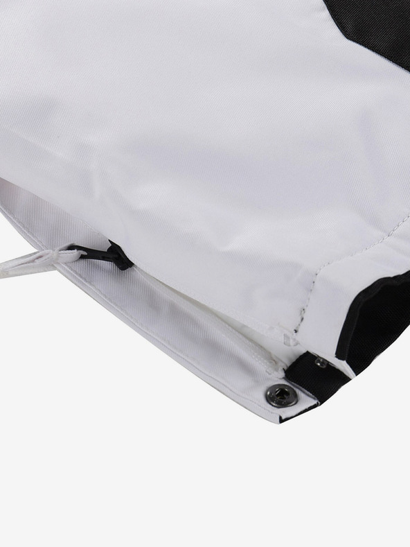 ALPINE PRO Biele dámske lyžiarske nohavice s membránou ptx ALPINE PRO Osago