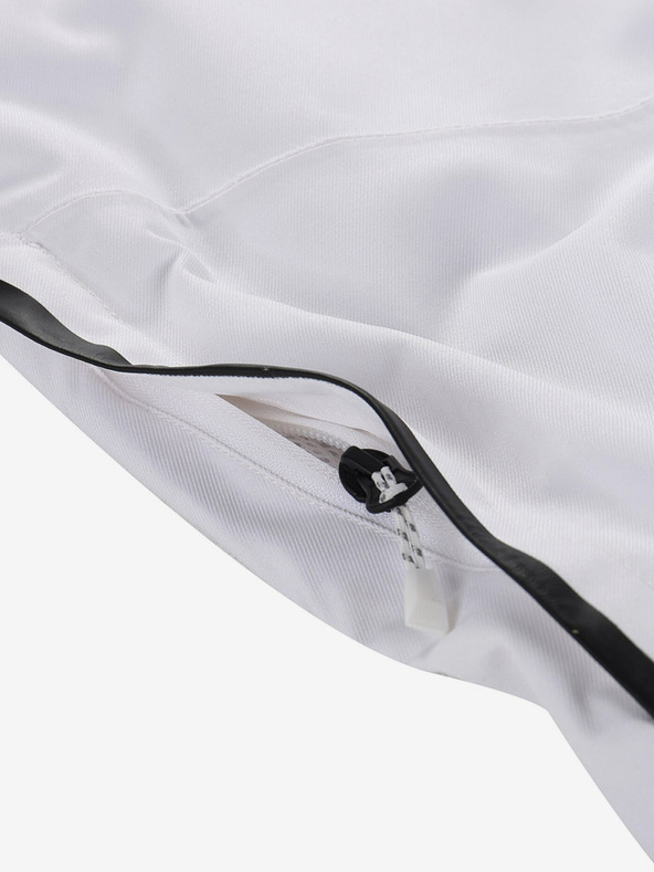 ALPINE PRO Biele dámske lyžiarske nohavice s membránou ptx ALPINE PRO Osago