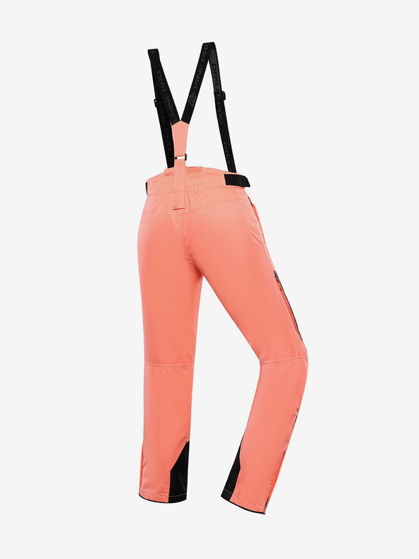 ALPINE PRO Oranžové dámske lyžiarske nohavice s membránou PTX ALPINE PRO Osaga