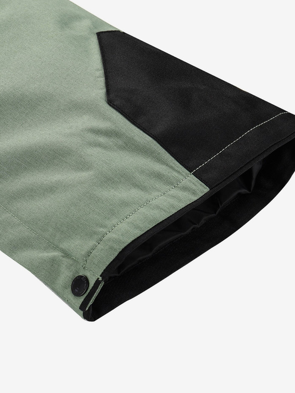 ALPINE PRO Zelené dámske lyžiarske nohavice s membránou PTX ALPINE PRO Osaga