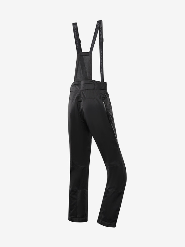 ALPINE PRO Čierne pánske lyžiarske nohavice s membránou PTX ALPINE PRO Feler