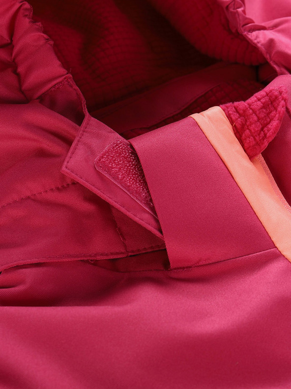 ALPINE PRO Oranžovo-ružová dievčenská lyžiarska bunda s membránou PTX ALPINE PRO Reamo